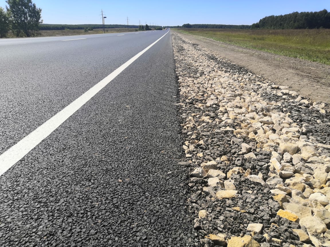 Участок дороги Работки-Порецкое отремонтировали в Большемурашкинском районе