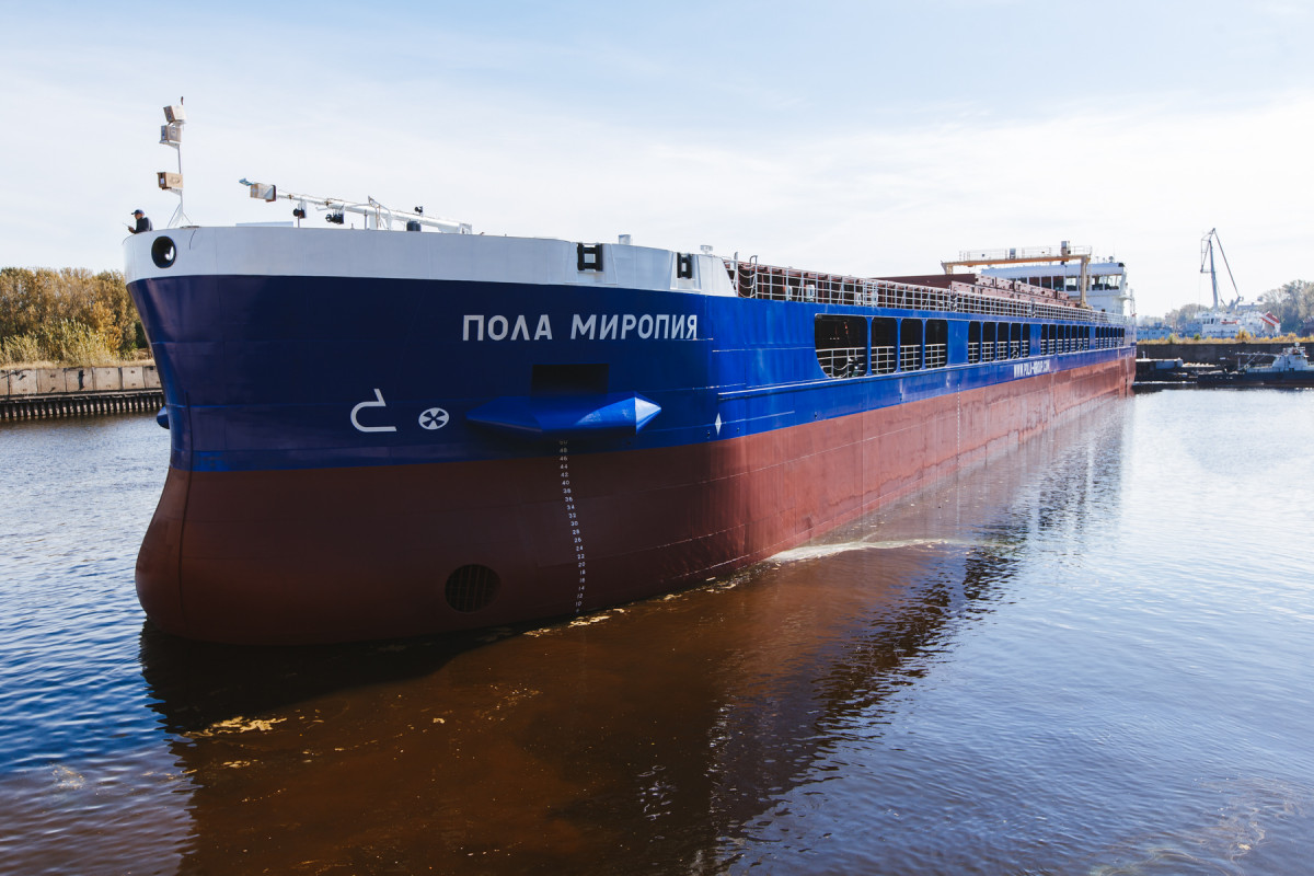 Двадцатое судно спустил на воду завод «Красное Сормово»