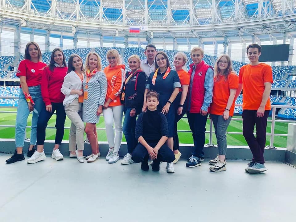 Волонтеры акции #МыВместе получили награды на стадионе «Нижний Новгород»