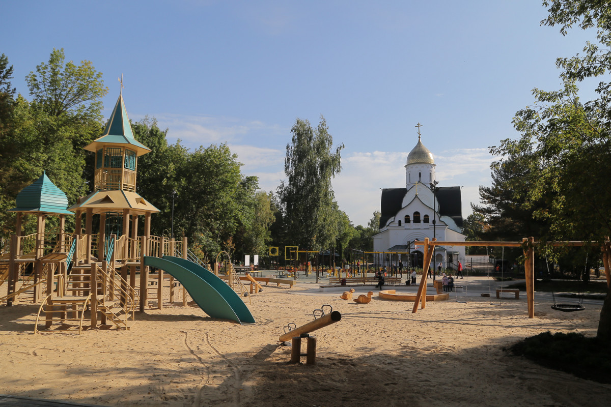 Благоустроенный сквер «Звезда» открыли в Нижнем Новгороде