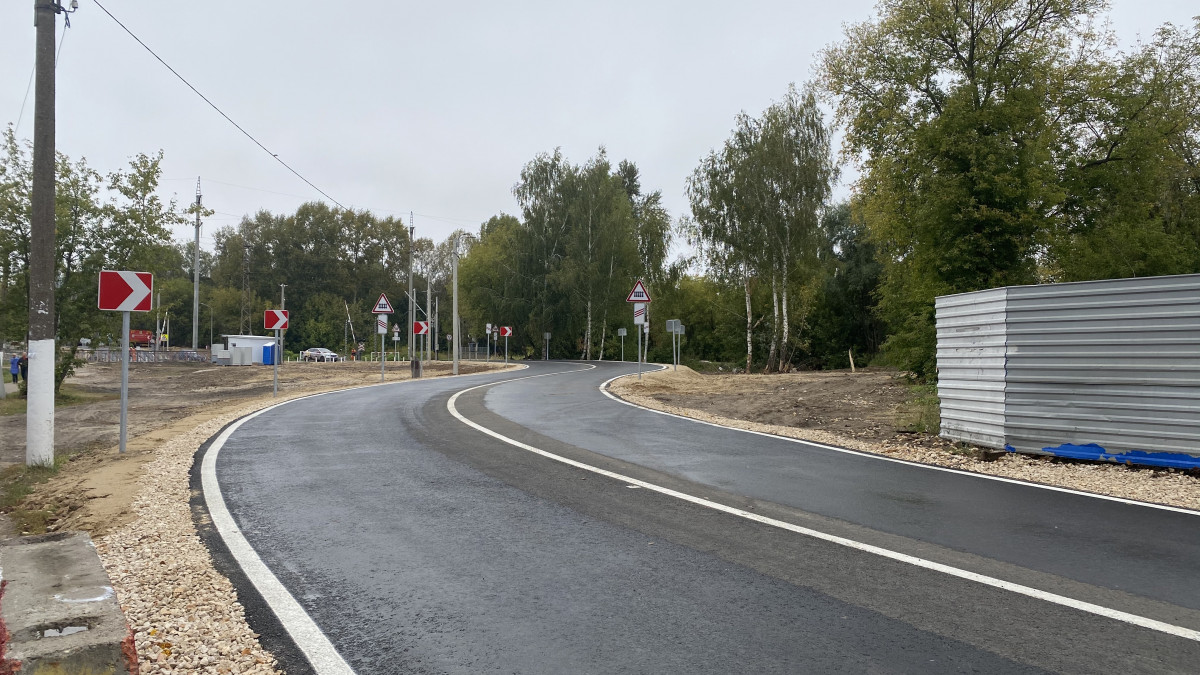 В Сормовском районе открыли дорогу и временный железнодорожный переезд