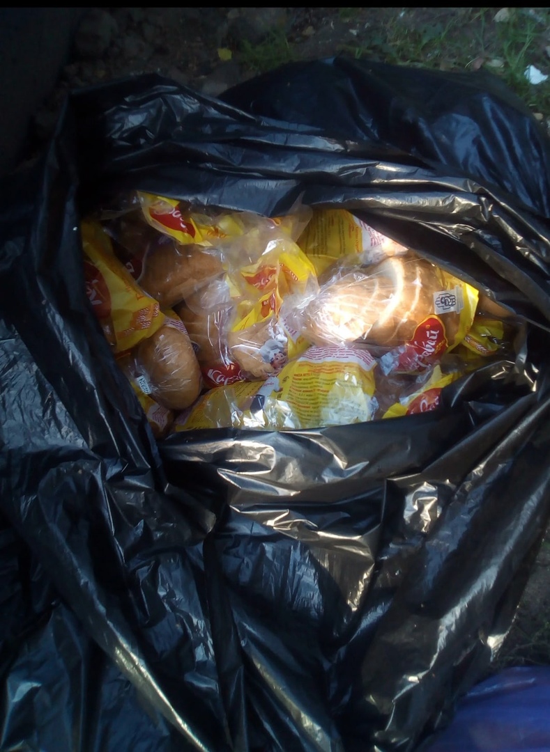 Еще одну свалку хлеба обнаружили на улице Богородского в Нижнем Новгороде