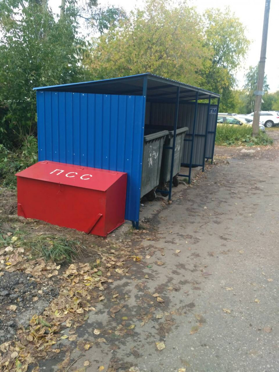 Новые контейнерные площадки установили в Приокском районе