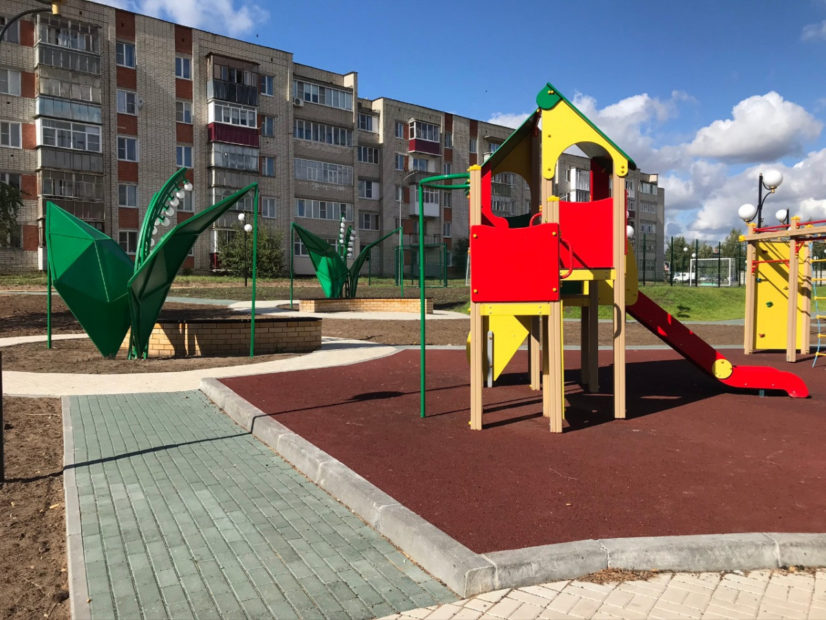 Новый сквер появился в Сергаче
