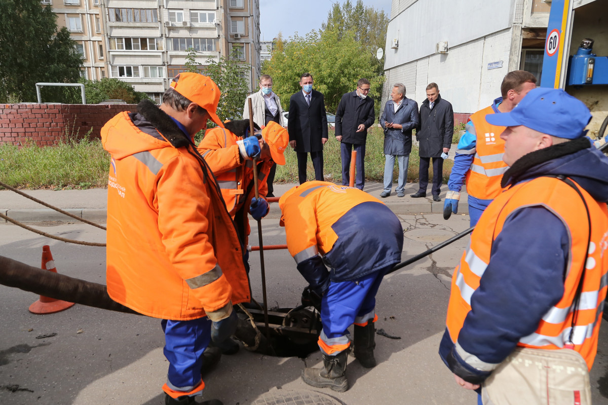 Быстроту реагирования Нижегородского водоканала проверили в горадминистрации