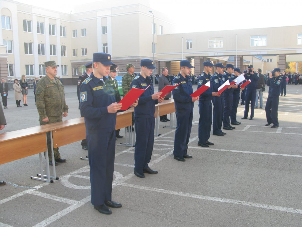 Торжественное посвящение в кадеты состоялось в Нижегородском кадетском корпусе