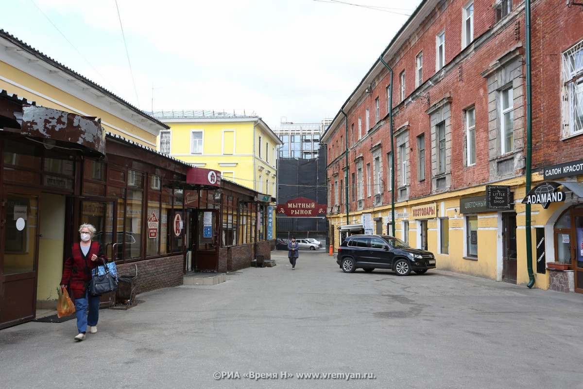 Нижегородский «Мытный рынок» закрыли из-за нарушения противоэпидемических правил