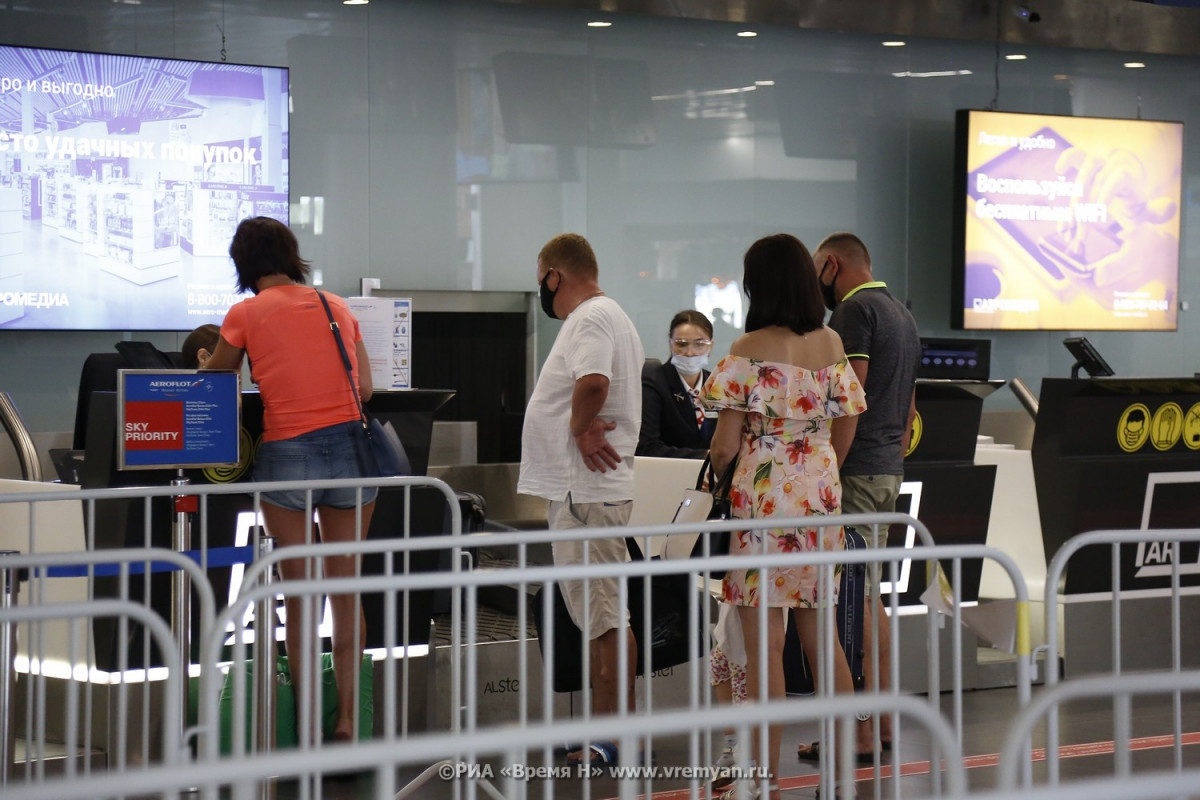 Пассажиропоток нижегородского аэропорта снизился на 50%