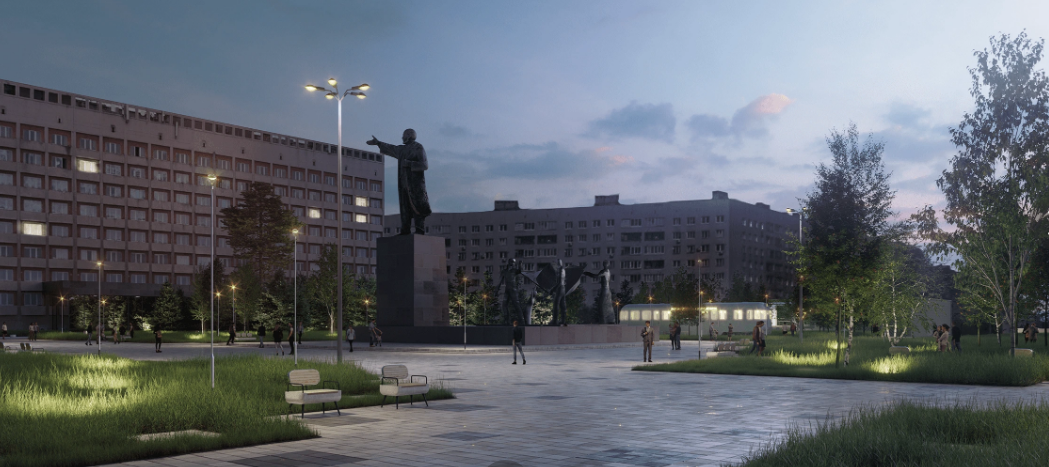 Представлена концепция благоустройства Площади Ленина в Нижнем Новгороде