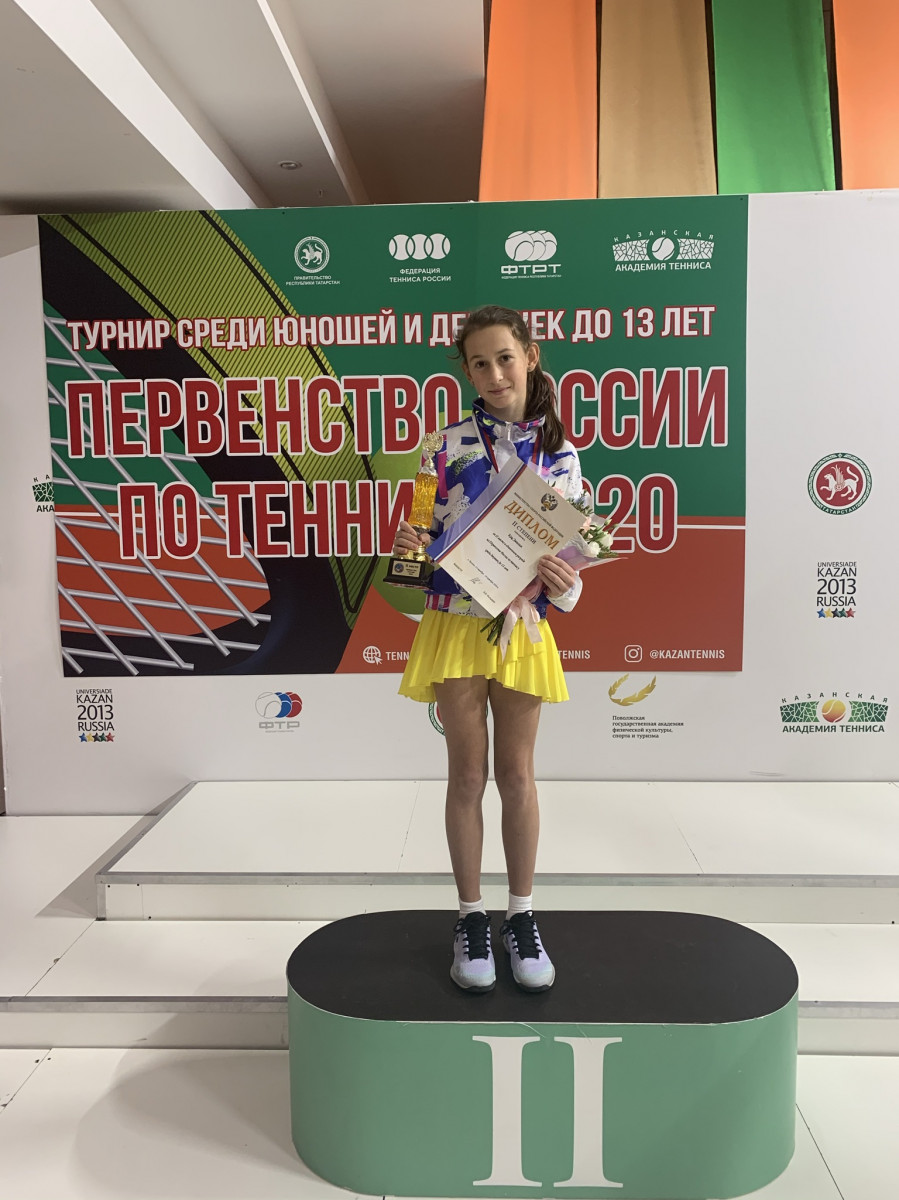 Нижегородская тенисистка завоевала серебро и бронзу на первенстве России
