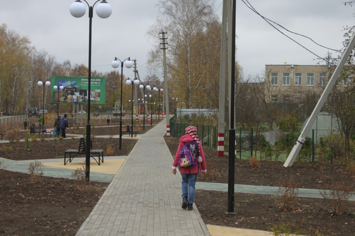 В Дивееве благодаря нацпроекту благоустроена центральная улица
