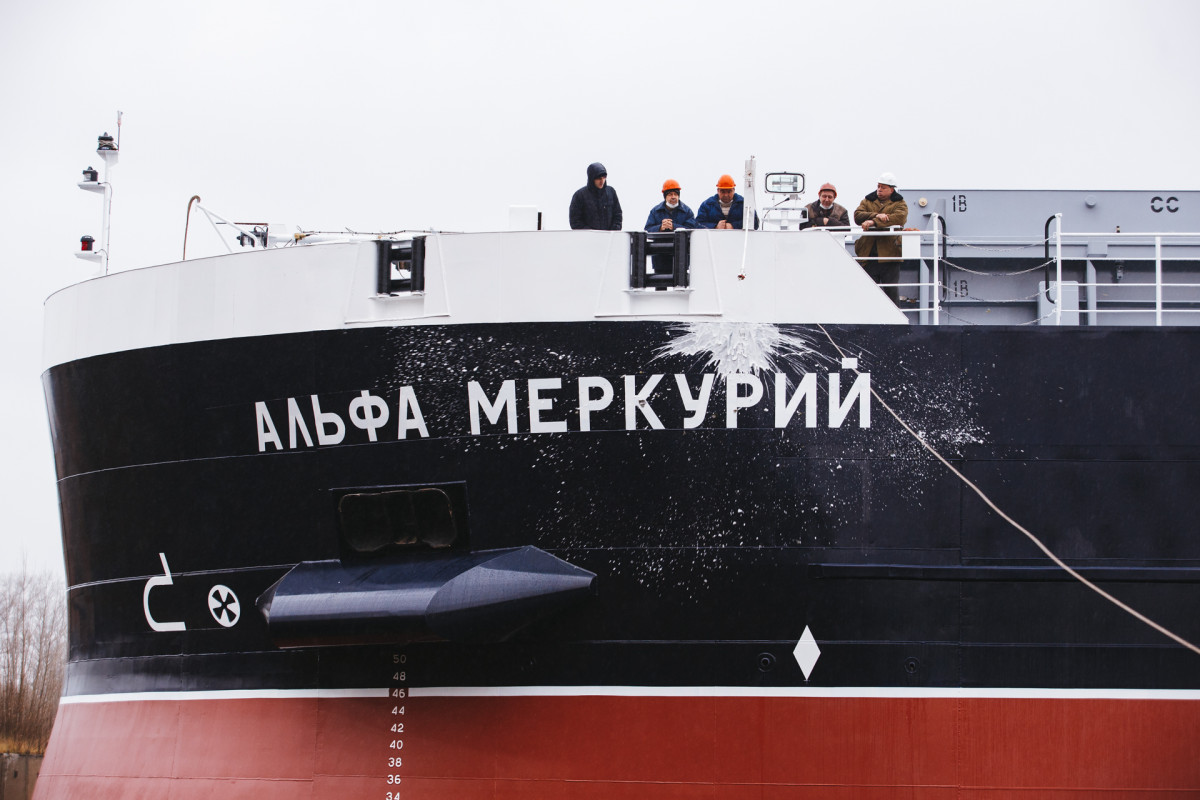 Сухогруз «Альфа Меркурий» спустили на воду в Нижнем Новгороде