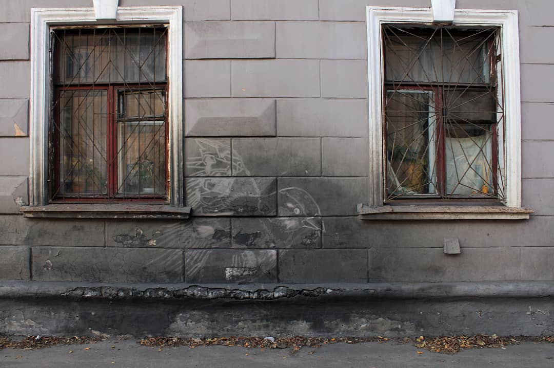 Нижегородский художник превращает грязные стены в произведения искусства