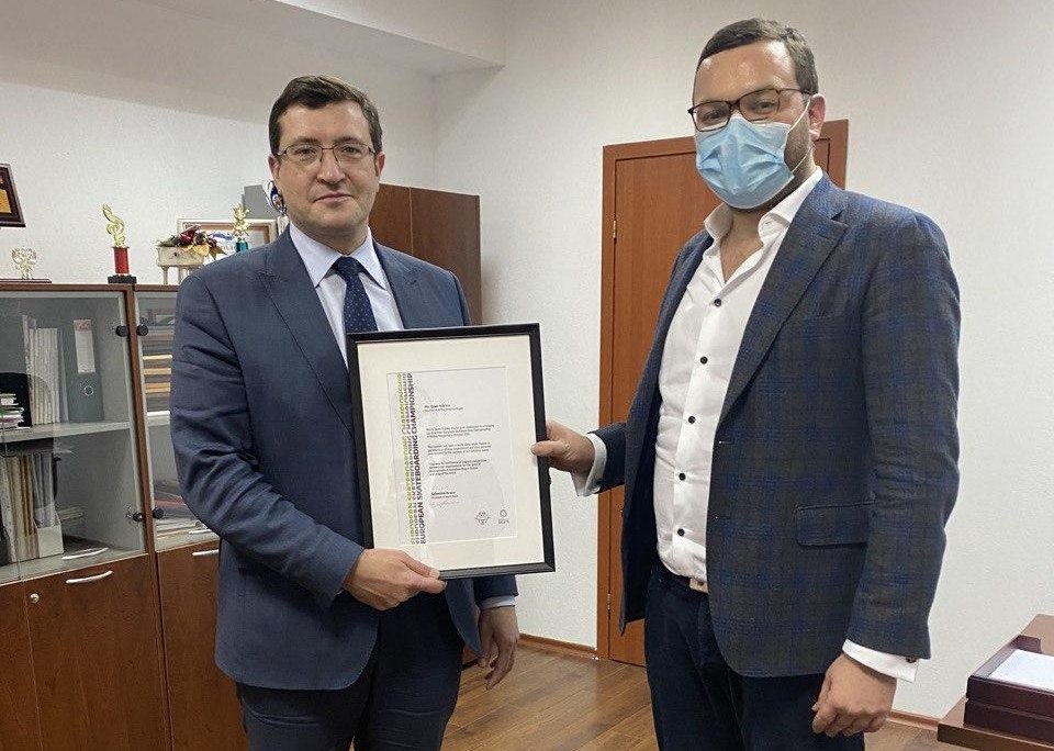 Глеб Никитин получил благодарность президента Международной федерации скейтбординга и роллер-спорта