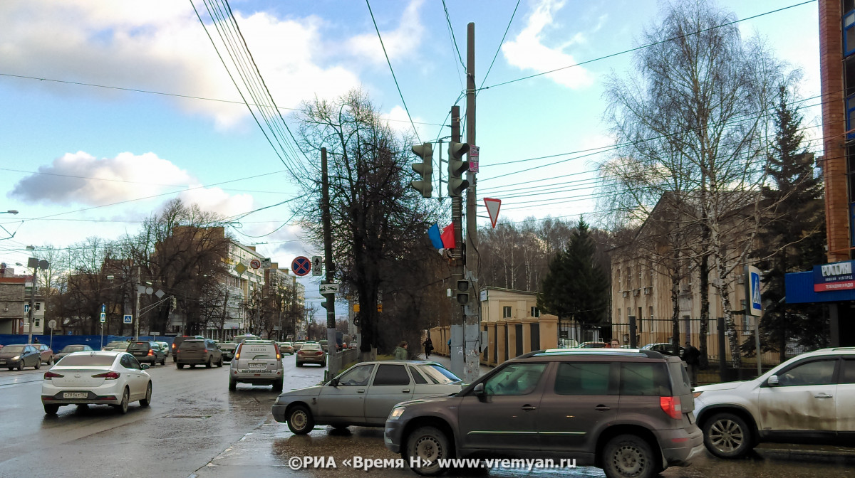 Пять светофоров отключат в Нижнем Новгороде 9 ноября