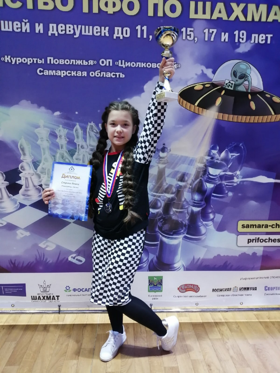 Нижегородка Регина Соколова завоевала две серебро по шахматам