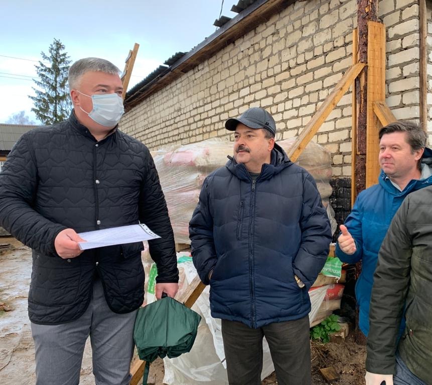 Кавинов: строительство школы в поселке Ветлужский идет хорошими темпами