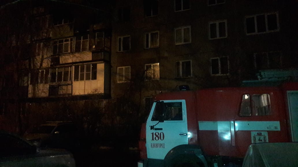 Два человека погибли на пожаре в Нижнем Новгороде ночью