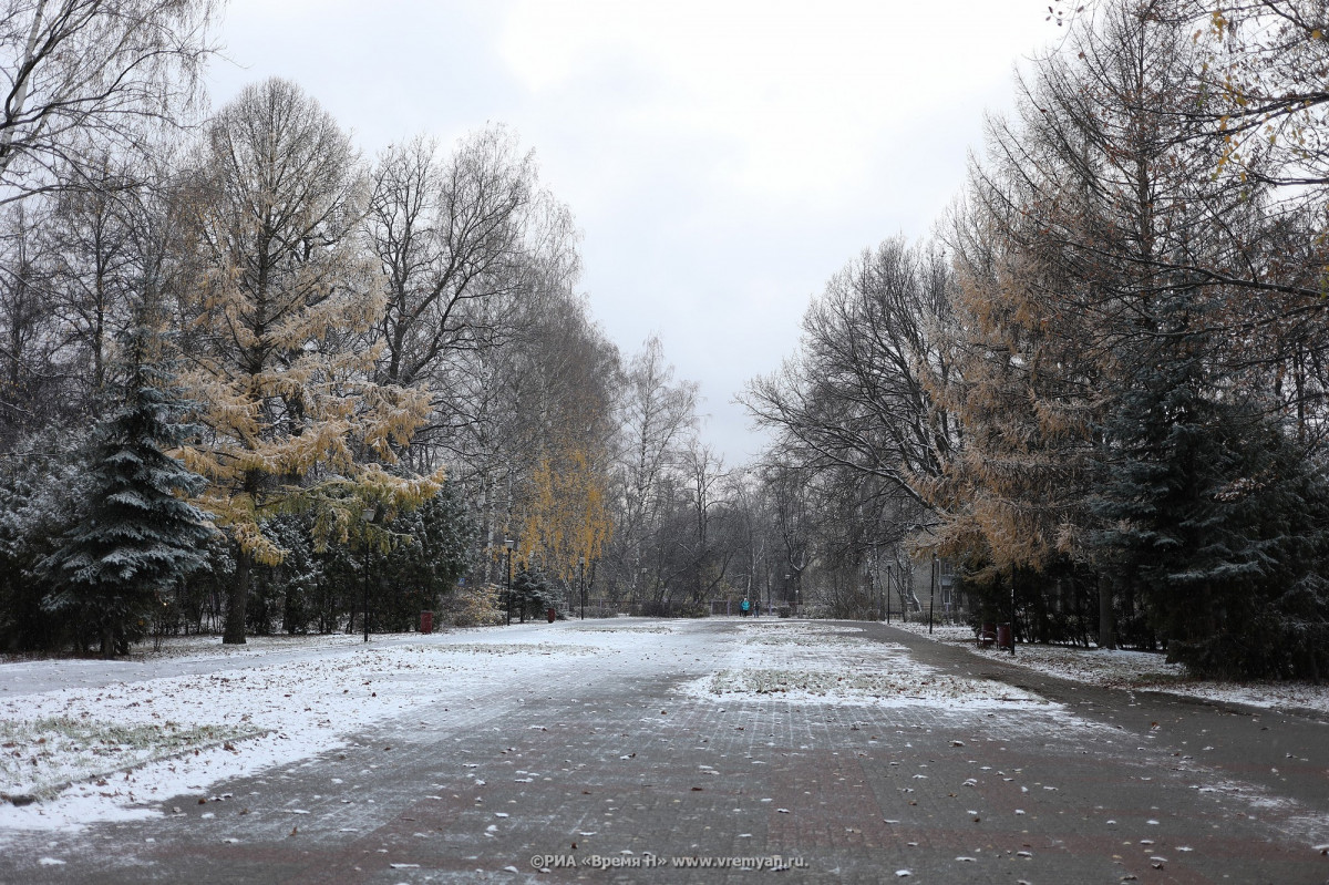 Снег ожидается в Нижегородской области в первой половине недели