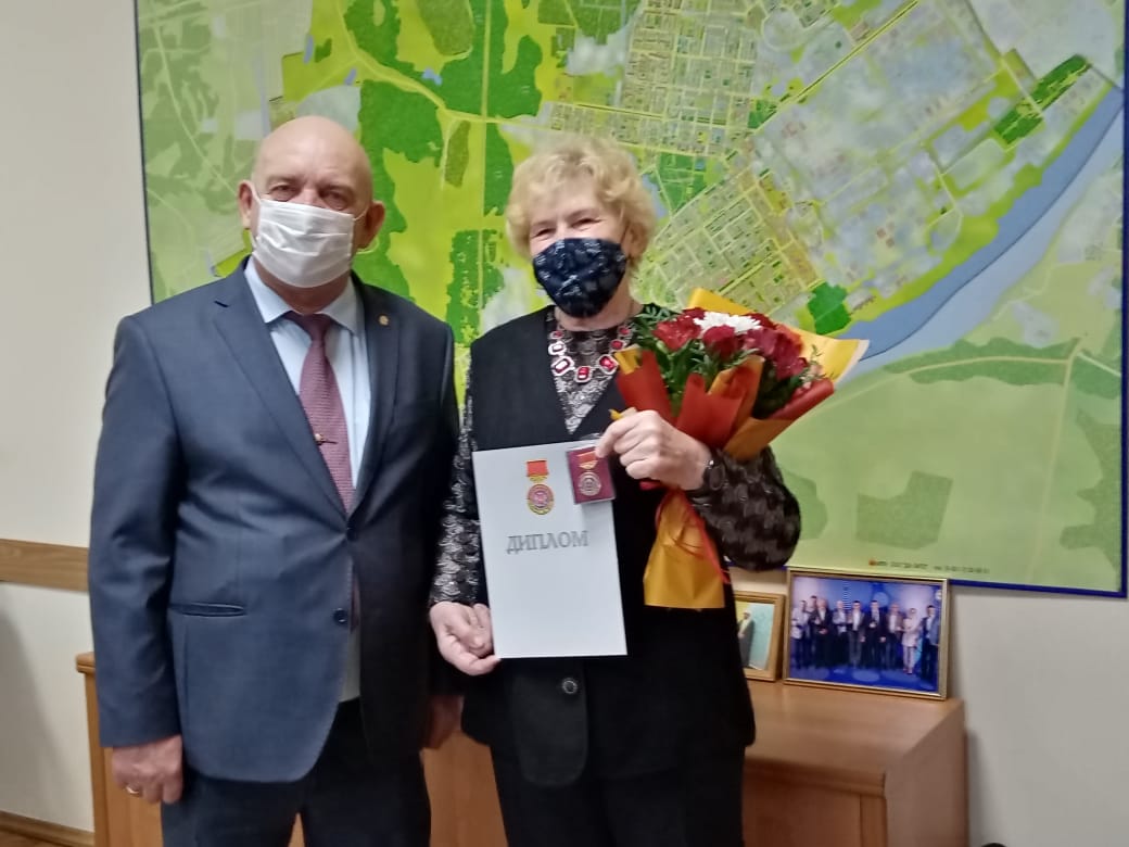 Ольга Коптюх удостоена почетного звания «Заслуженный ветеран Нижегородской области»