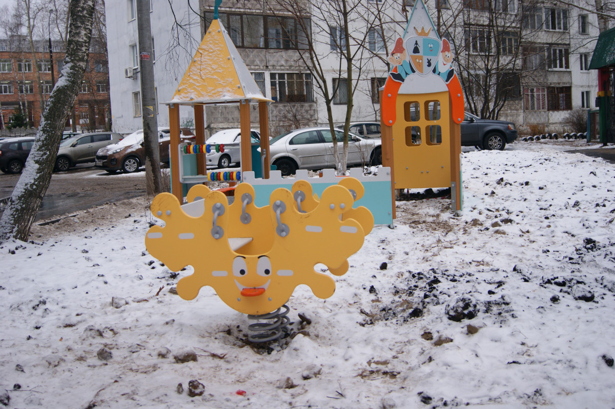Завершено благоустройство у дома № 9 по улице Малиновского в Нижнем Новгороде