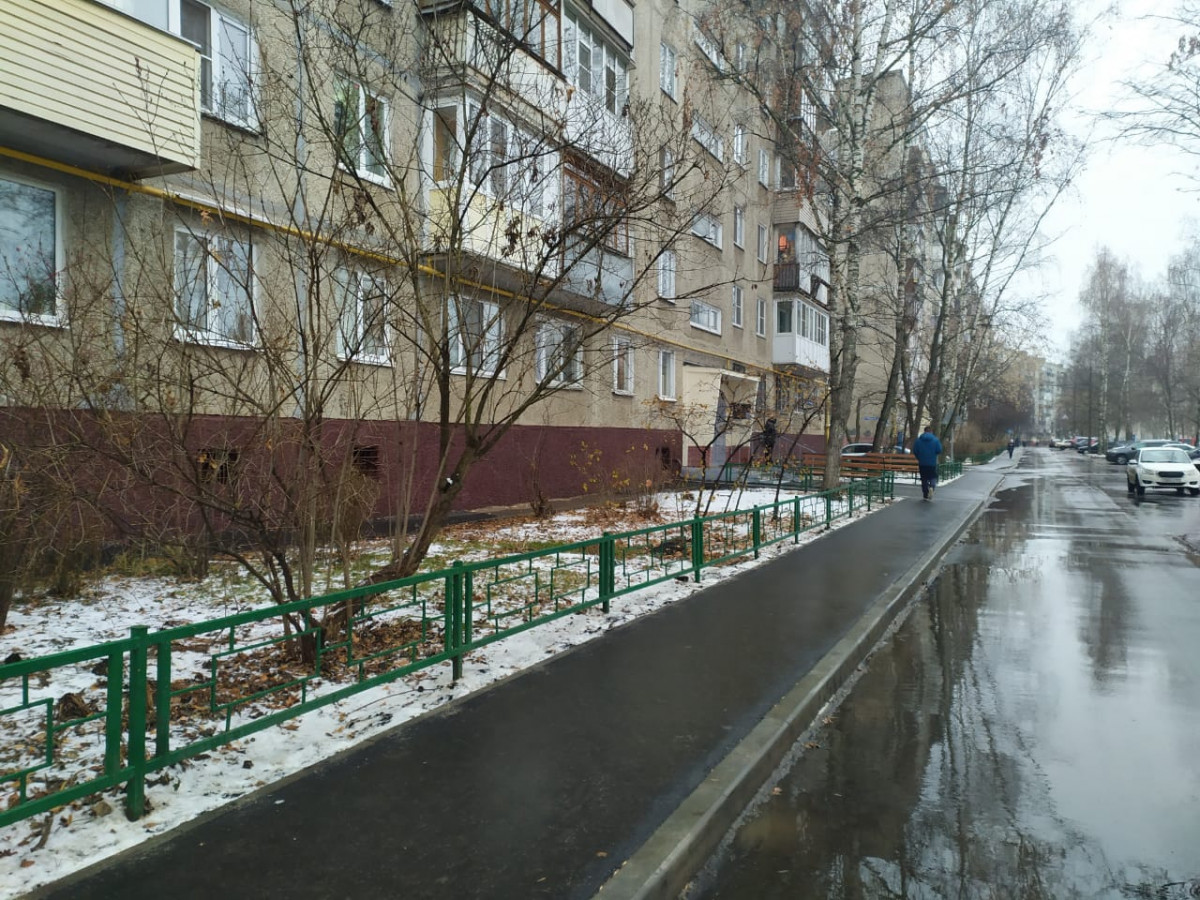 Завершено благоустройство дворов на улице Телеграфной в Нижнем Новгороде