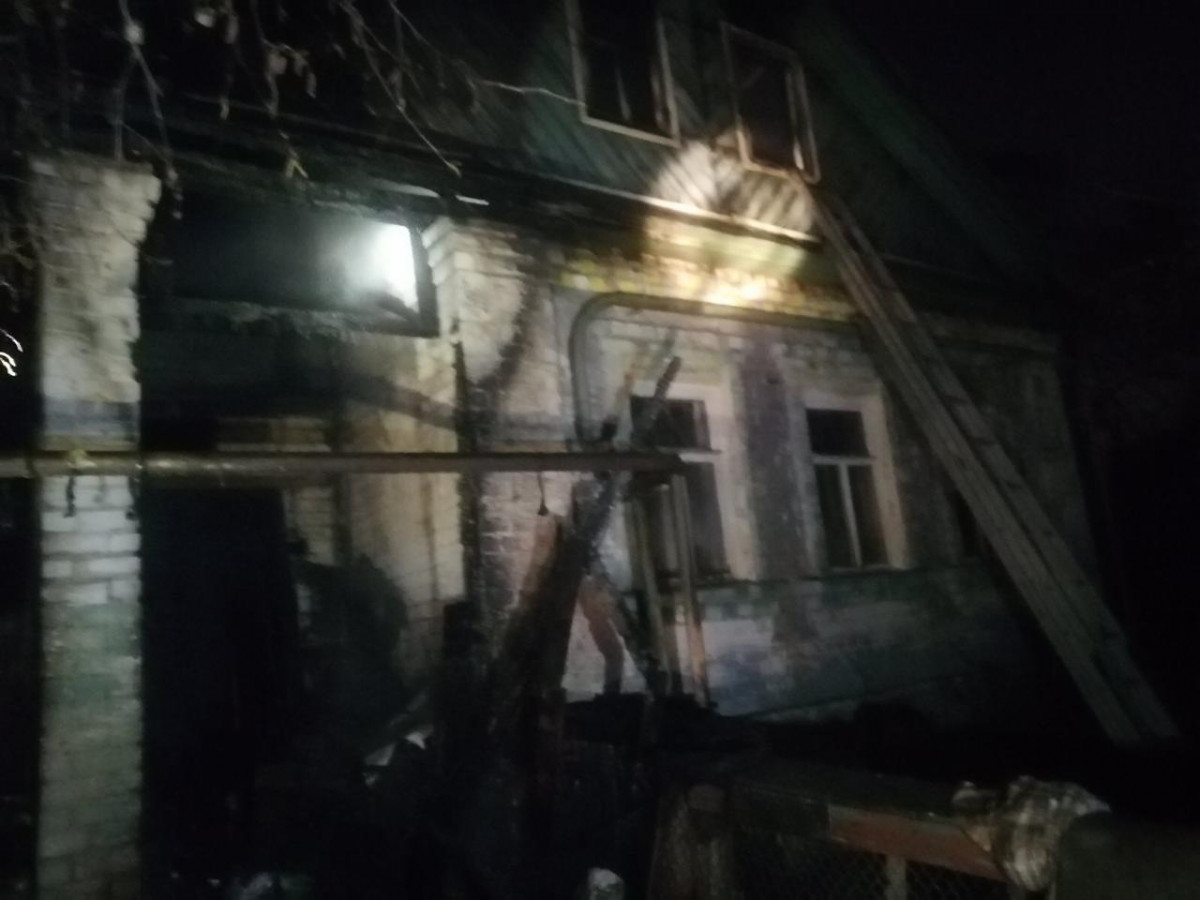 Мужчина погиб на пожаре в Ленинском районе