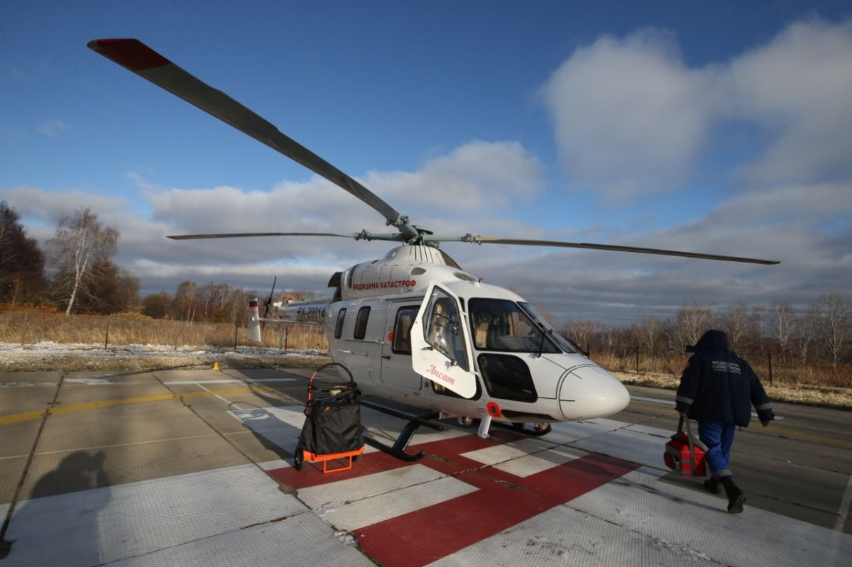 Санавиация доставила в больницы Нижнего Новгорода почти 300 пациентов в 2020 году