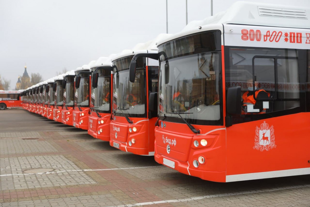 Новые автобусы на газомоторном топливе поступили в Нижний Новгород