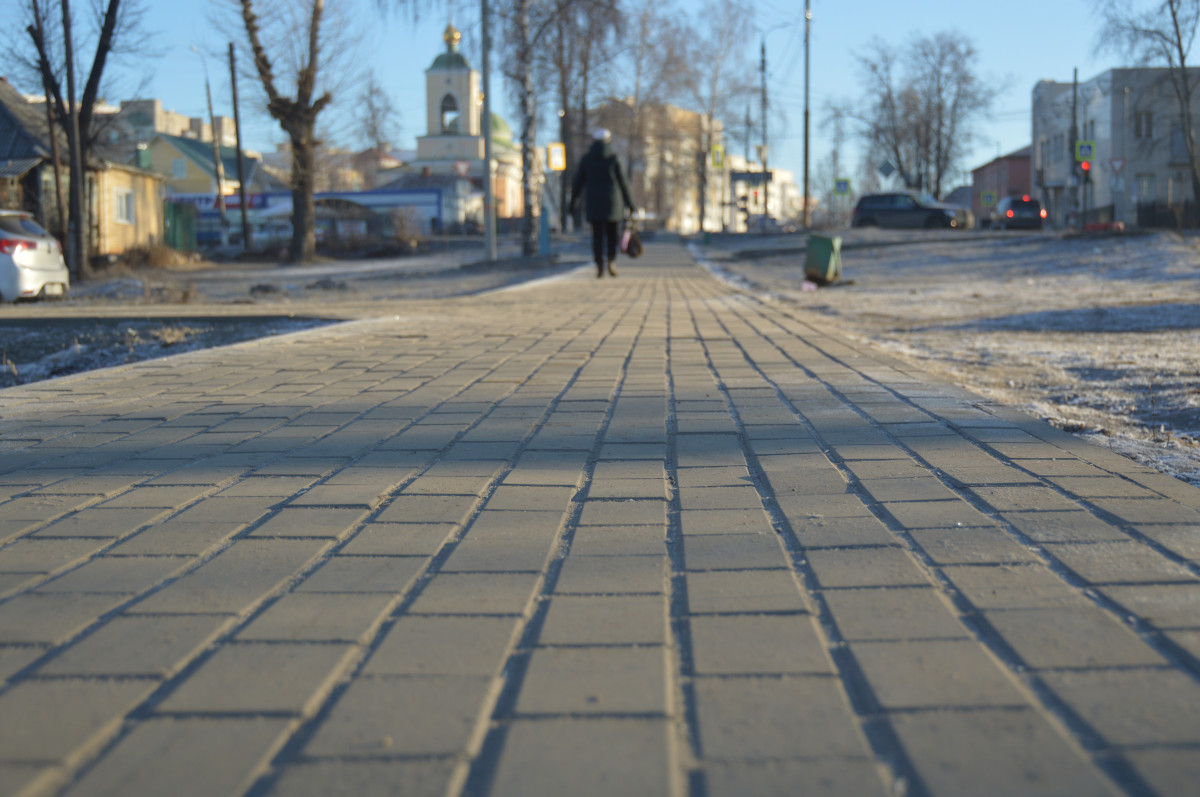 В Выксе по инициативе жителей созданы новые тротуары