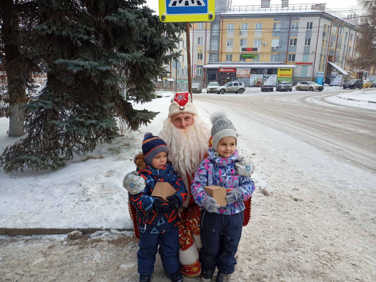 Полицейский Дед Мороз прибыл в Нижегородскую область