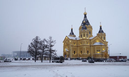 Царские часы и Божественная литургия совершены в Александро-Невском кафедральном соборе Нижнего Новгорода