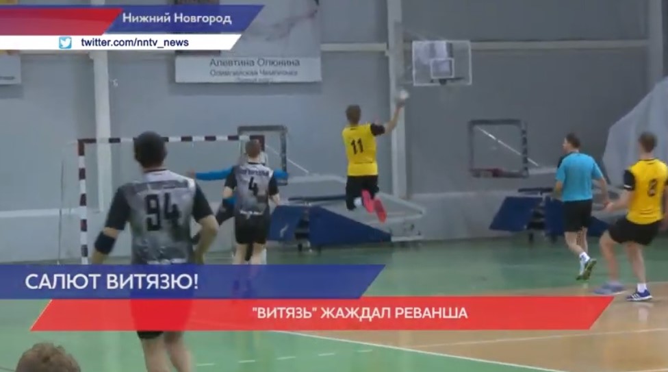 Нижегородские гандболисты победили подмосковный «Витязь»