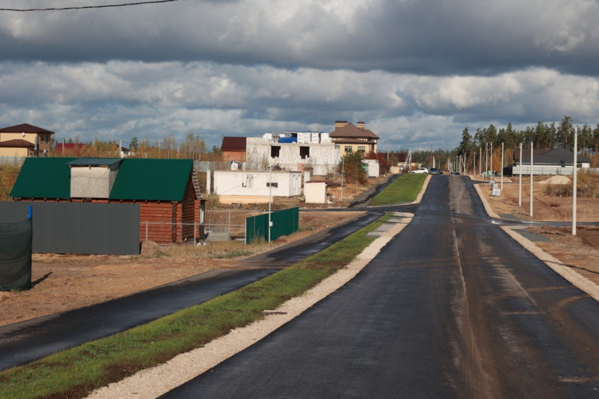 Строительство дороги в ЖК «Северные ворота» завершилось в Дзержинске