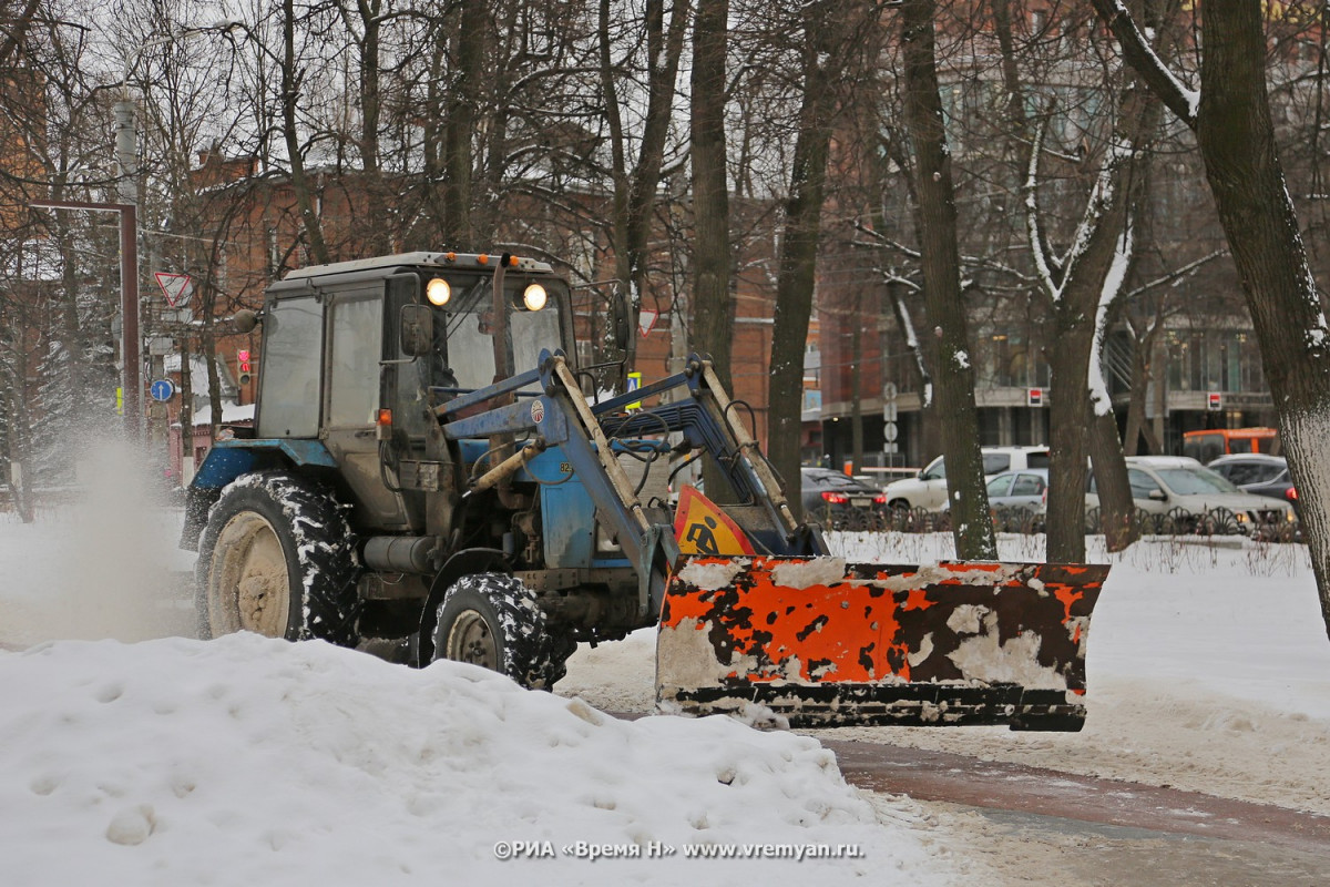 Нижегородские парки и скверы зимой будут чистить 130 единиц техники и 450 рабочих