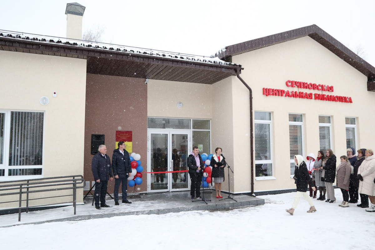 Новая библиотека открылась в селе Сеченово Нижегородской области