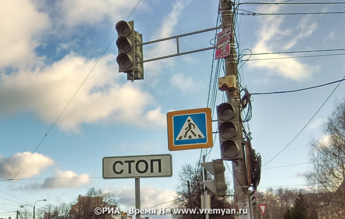 Пять светофоров не работают в Нижнем Новгороде 19 марта