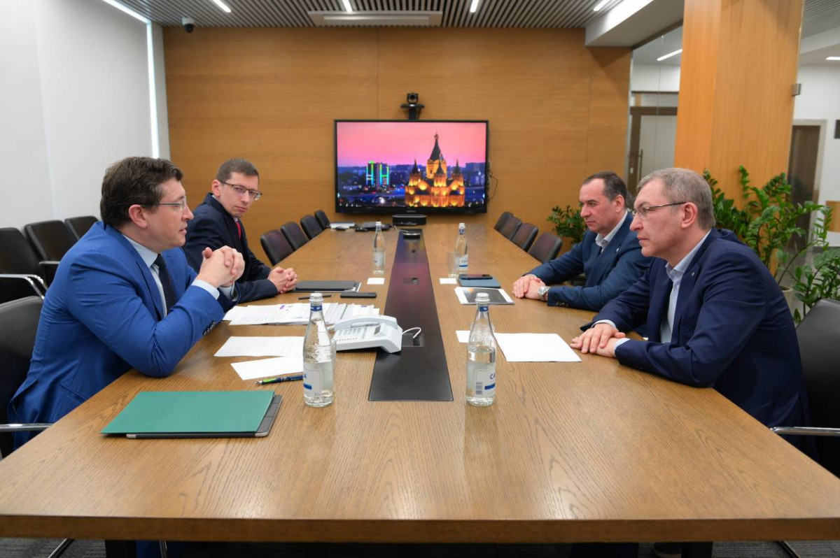 Александр Анащенко встретился с губернатором Нижегородской области Глебом Никитиным