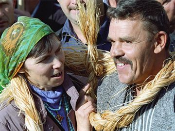 колхозники