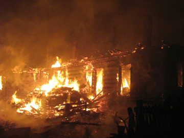 пожар в тонашево