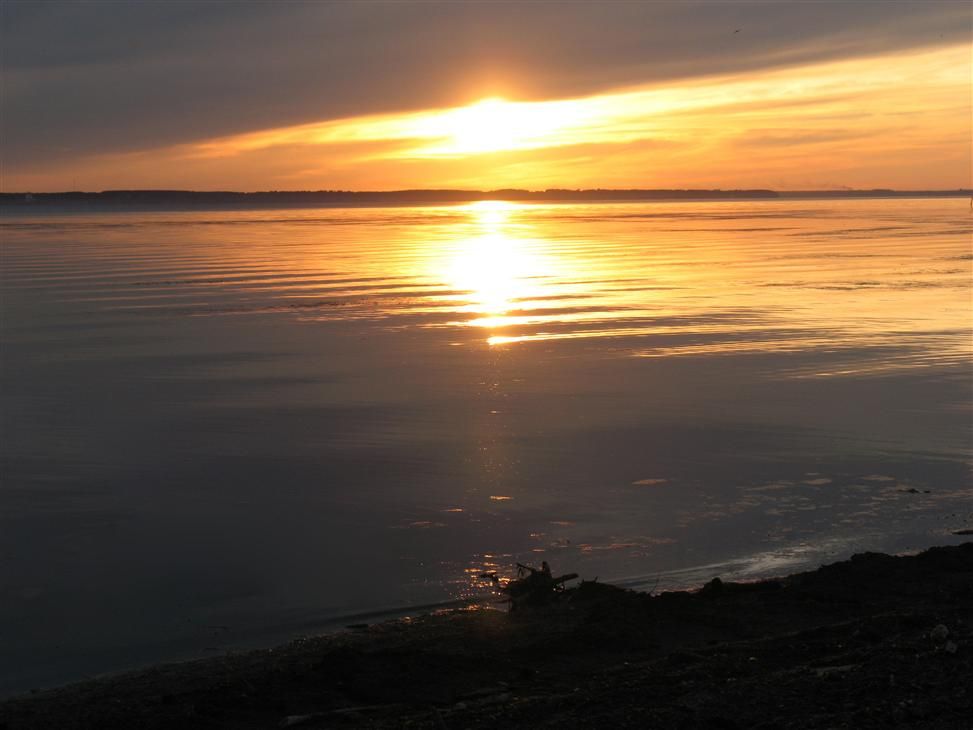 горьковское море закат