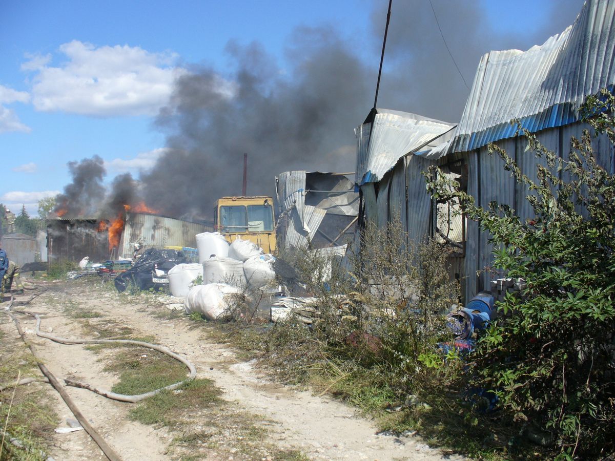 Пожарр в Кусаковке-2