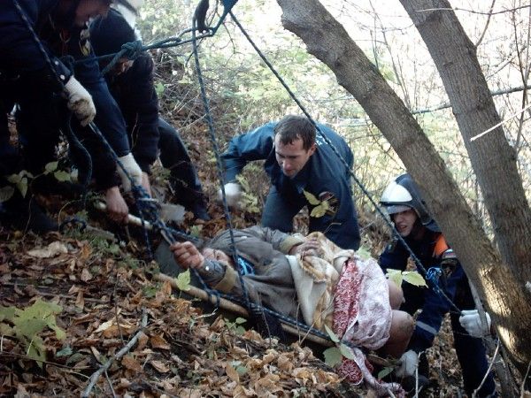женщина с обрыва