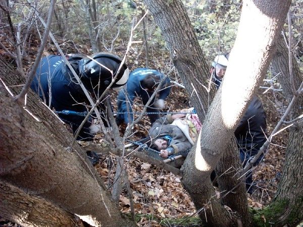 женщина с обрыва