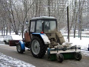 снегоуборочный трактор