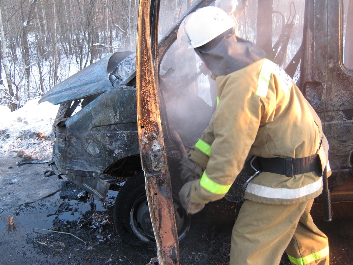 газель сгорела