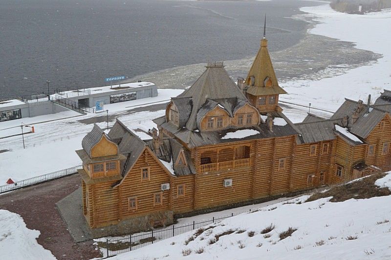 Выставка кружев «ришелье».Городец. 1