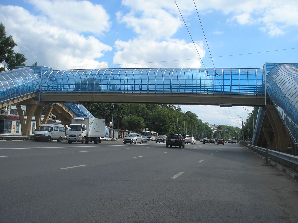 мост переход над гагарина