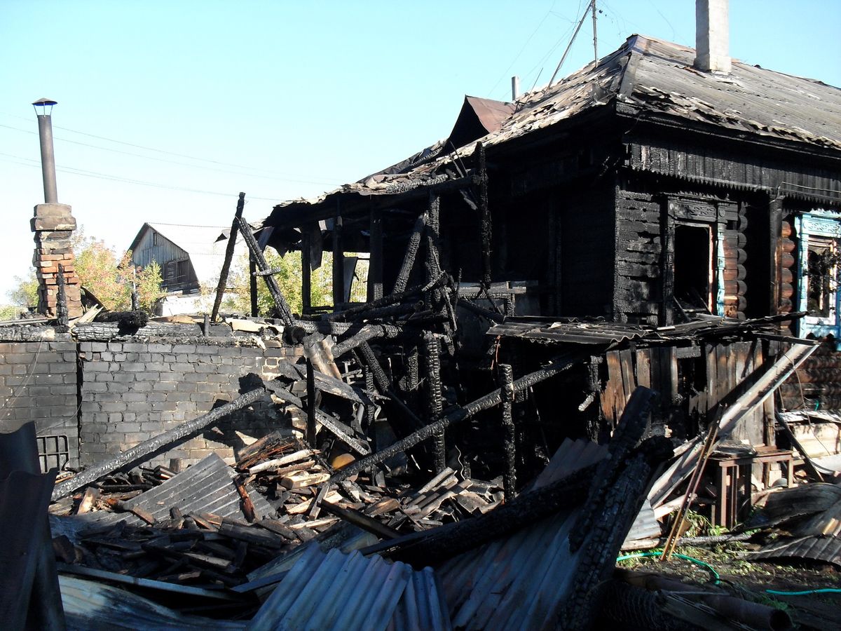 пожар в семенове