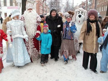 новогодние гуляния
